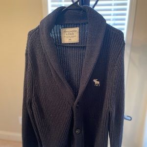 Abercrombie & Fitch Cardigan. Navy Blue 2X